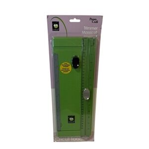 NEW Provo Craft Original Cricut 12in Paper Trimmer Massicot Green wScoring Blade